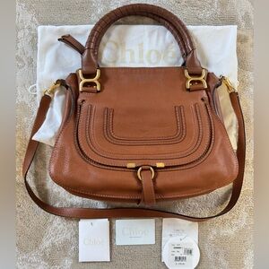 Chloé Marcie Medium Handbag - Gorgeous Tan!